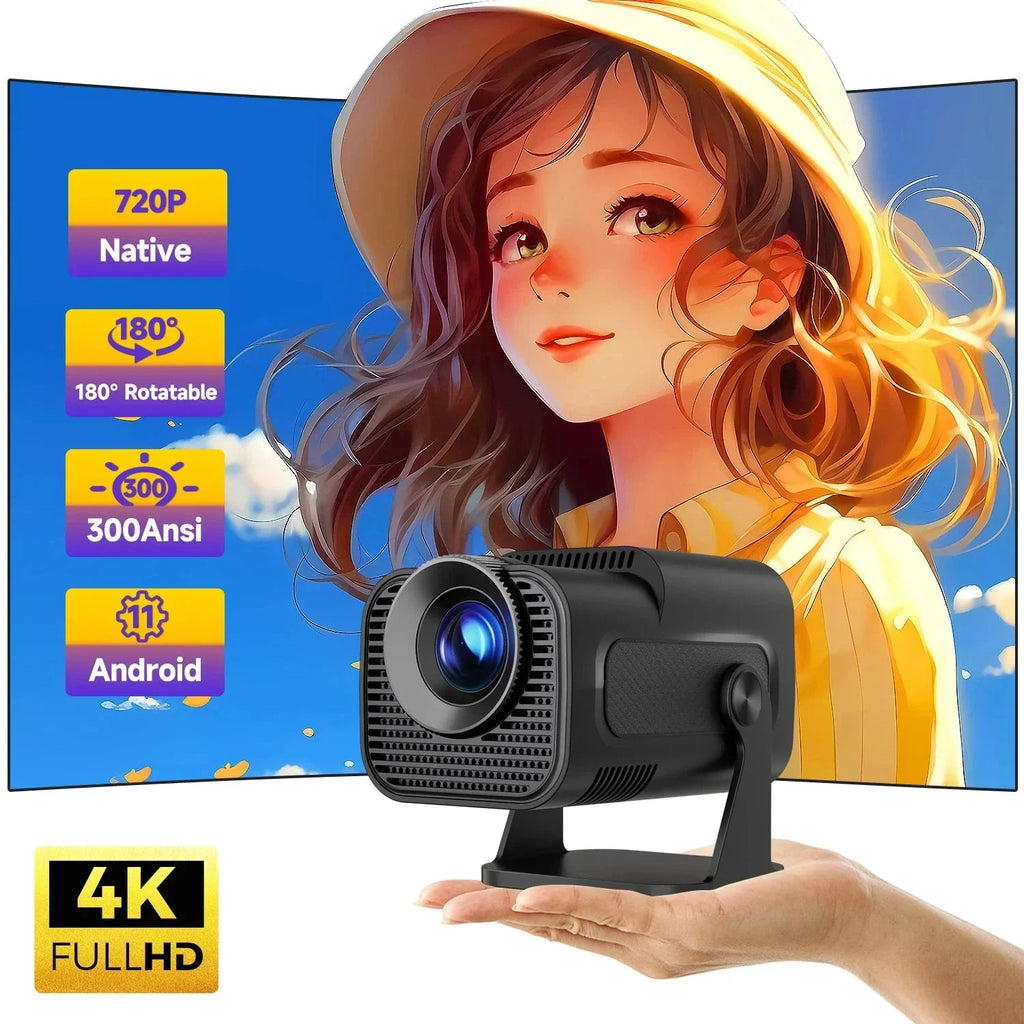 Mini Android 11 Projector (Black)-1